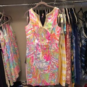 Lilly Pulitzer Scuba to Cuba Janice shift dress